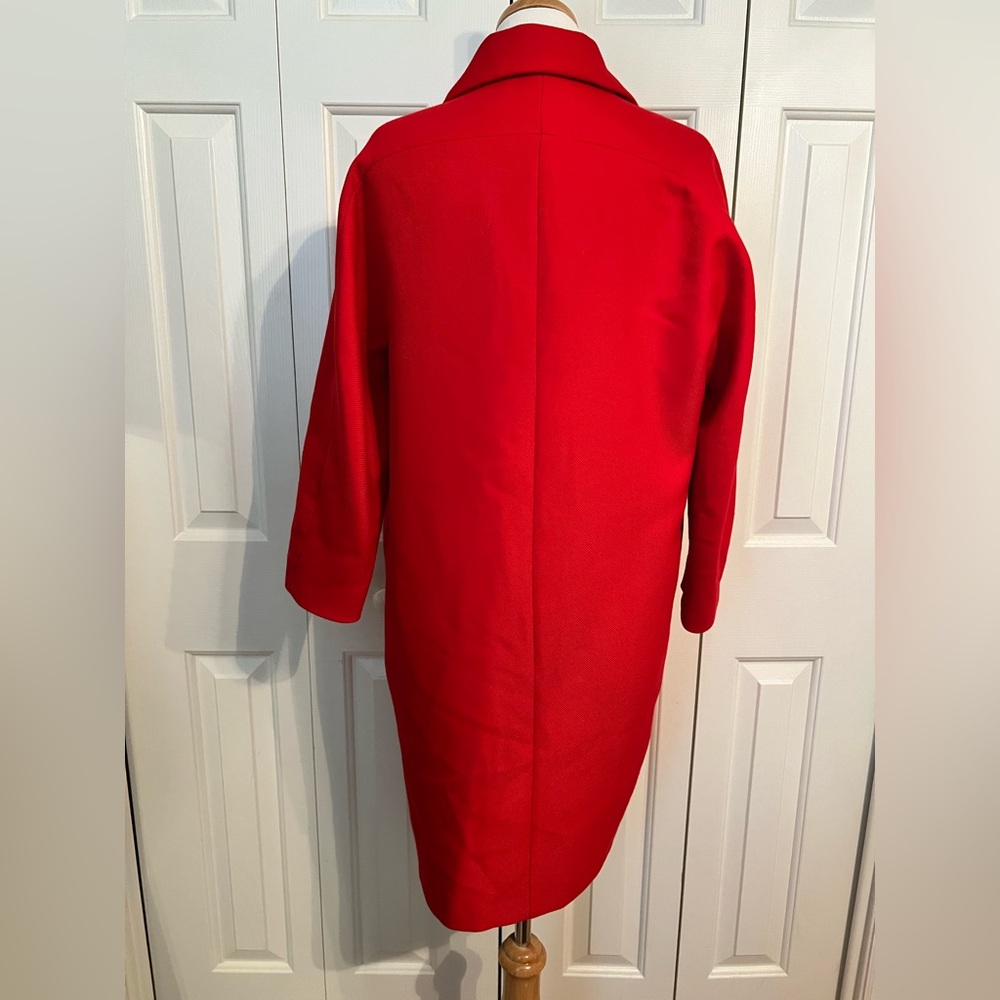 Zara Woman Red Women's Coat Size Medium - Picture 3 of 6